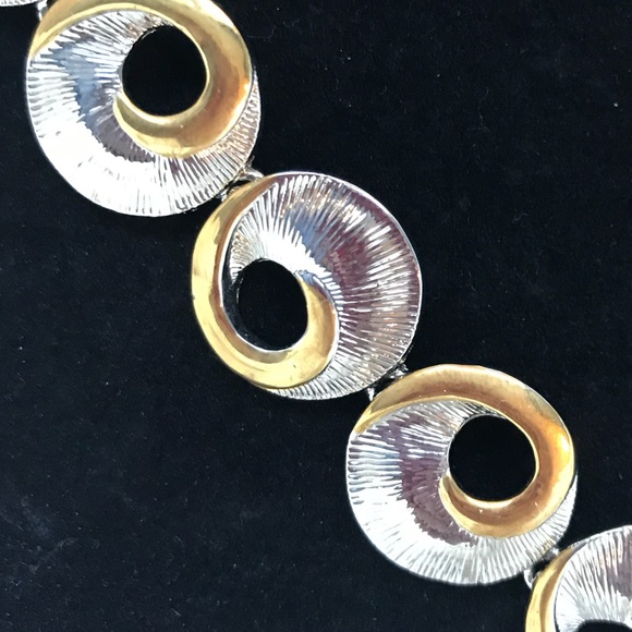 NEW Bijoux Terner Gold/Silver Necklace & Earrings - Picture 3 of 7